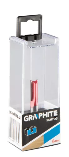 Graphite Felsőmaró kés, nútmaró 8x19mm, 8mm