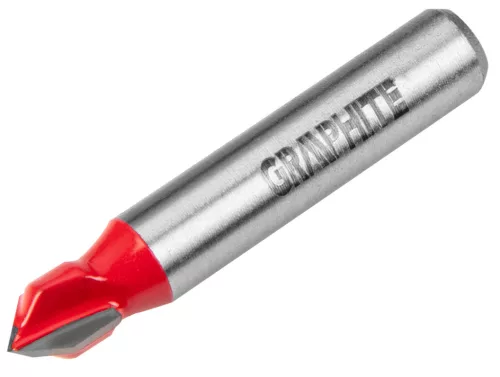 Graphite Felsőmaró kés, V-horonymaró 8x8mm, 8mm