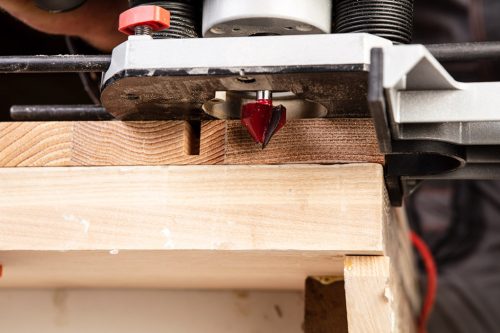 Graphite Felsőmaró kés, V-horonymaró 25.4x25.4mm, 8mm