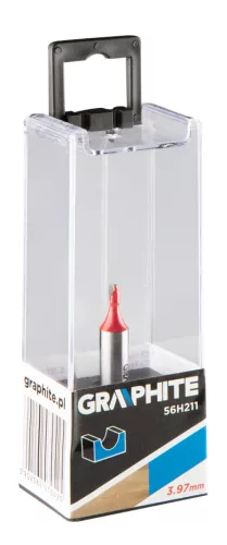 Graphite Felsőmaró kés, U-horonymaró 3.97x6mm, 8mm