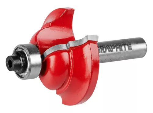 Graphite Felsőmaró kés, profilmaró 31.7x12.7mm, 6mm