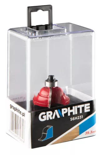Graphite Felsőmaró kés profilmaró 39.3x15.9mm, 8mm