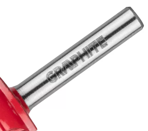 Graphite Felsőmaró kés, profilmaró 28.6x11.7mm, 6mm