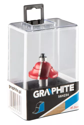 Graphite Felsőmaró kés, profilmaró 41.3x18.3mm, 12mm