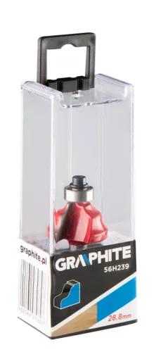 Graphite Felsőmaró kés, profilmaró 28.8 x15.9mm, 8mm