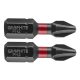 Graphite Torziós ütvecsavarozó bit PH2x25mm, 2db