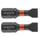 Graphite Torziós ütvecsavarozó bit SL6.5x25mm, 2db