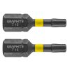Graphite Torziós ütvecsavarozó bit Torx 15x25mm, 2db