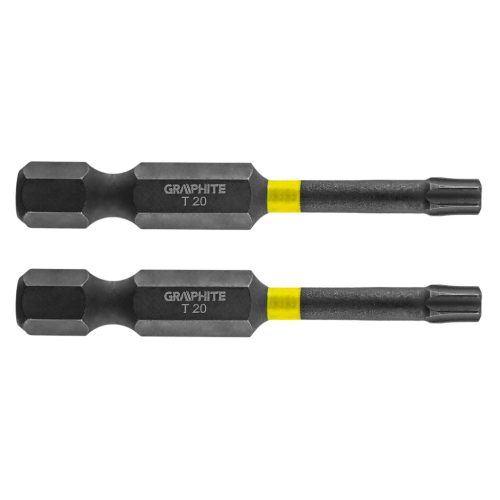 Graphite Torziós ütvecsavarozó bit Torx 20x50mm, 2db