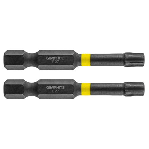 Graphite Torziós ütvecsavarozó bit Torx 27x50mm, 2db