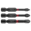 Graphite Torziós ütvecsavarozó bit PH1/2/3x50mm, 3db