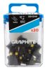 Graphite Torziós ütvecsavarozó bit Torx 15x25mm, 20db