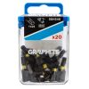 Graphite Torziós ütvecsavarozó bit Torx 25x25mm, 20db