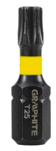 Graphite Torziós ütvecsavarozó bit Torx 25x25mm, 20db