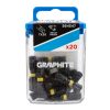Graphite Torziós ütvecsavarozó bit Torx 30x25mm, 20db
