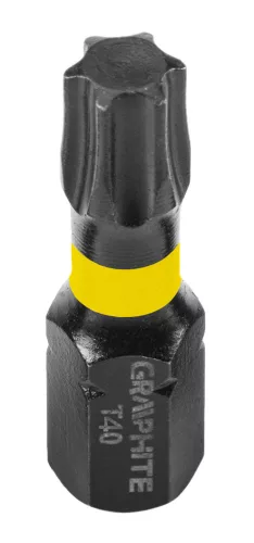 Graphite Torziós ütvecsavarozó bit Torx 40x25mm, 20db