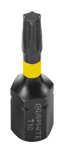 Graphite Torziós ütvecsavarozó bit Torx 10x25mm, 20db