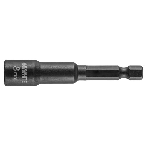 Graphite Csavarbehajtó ütvecsavarozókhoz, hatlapú, mágneses, 8mm