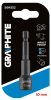 Graphite Csavarbehajtó ütvecsavarozókhoz, hatlapú, mágneses, 10mm