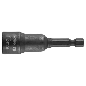  Graphite Csavarbehajtó ütvecsavarozókhoz, hatlapú, mágneses, 13mm
