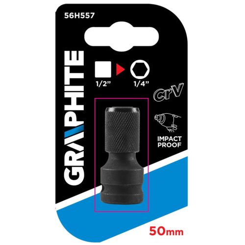 Graphite átalakító adapter ütvecsavarozóhoz 1/2"