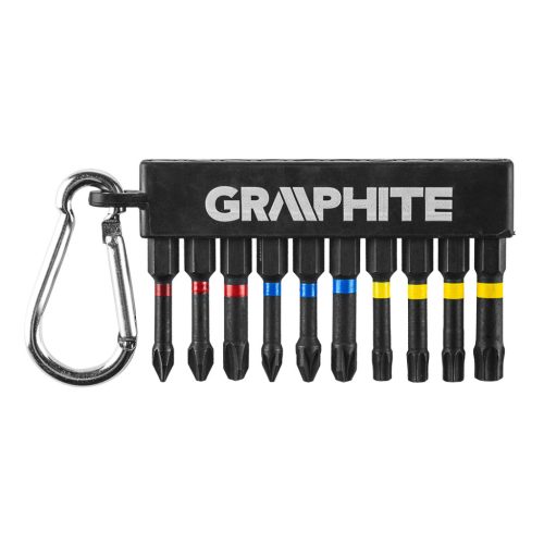 Graphite Bitkészlet ütvecsavarozókhoz, 10db