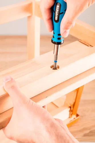 Graphite bit készlet tartóban színkódos 31db