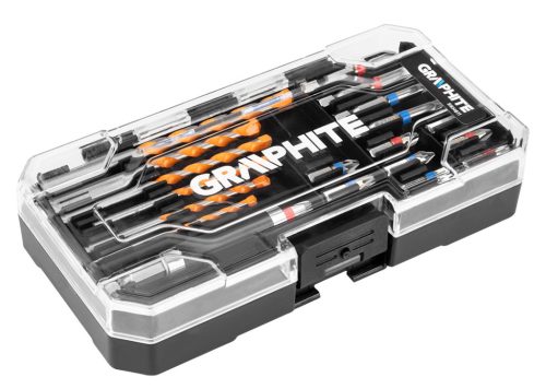 Graphite Fúró-csavarbehajtó készlet, 20db