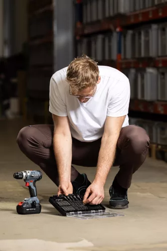 Graphite Fúró-csavarbehajtó készlet, 120db