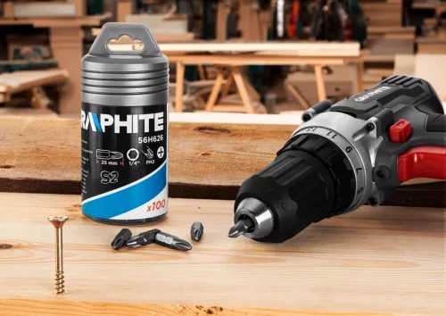 Graphite Csavarhúzó bitkészlet PH2, 25mm, 100db