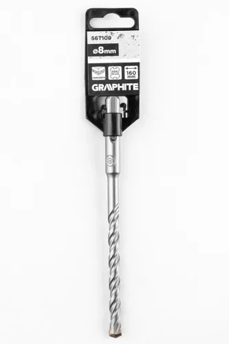 Graphite Betonfúró SDS PLUS, 2 élű, dupla spirálos, 8x160mm