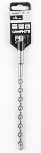 Graphite Betonfúró SDS PLUS, 2 élű, dupla spirálos, 8x210mm