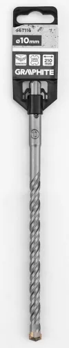 Graphite Betonfúró SDS PLUS, 2 élű, dupla spirálos, 10x210mm