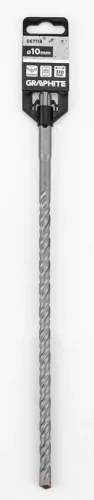 Graphite Betonfúró SDS PLUS, 2 élű, dupla spirálos, 10x310mm