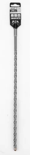 Graphite Betonfúró SDS PLUS, 2 élű, dupla spirálos, 10x410mm