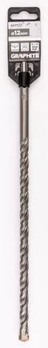 Graphite Betonfúró SDS PLUS, 2 élű, dupla spirálos, 12x310mm