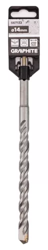 Graphite Betonfúró SDS PLUS, 2 élű, dupla spirálos, 14x210mm