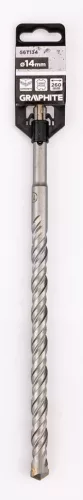 Graphite Betonfúró SDS PLUS, 2 élű, dupla spirálos, 14x260mm