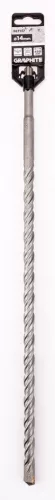 Graphite Betonfúró SDS PLUS, 2 élű, dupla spirálos, 14x450mm