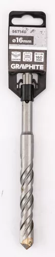 Graphite Betonfúró SDS PLUS, 2 élű, dupla spirálos, 16x160mm