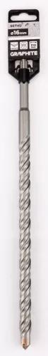 Graphite Betonfúró SDS PLUS, 2 élű, dupla spirálos, 16x310mm