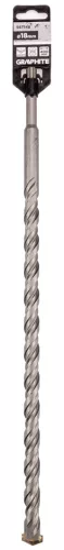 Graphite Betonfúró SDS PLUS, 2 élű, dupla spirálos, 18x400mm