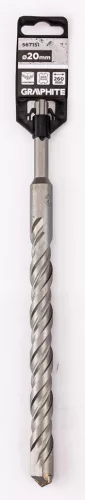 Graphite Betonfúró SDS PLUS, 2 élű, dupla spirálos, 20x260mm