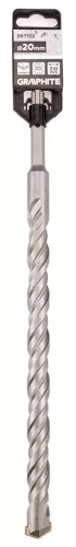 Graphite Betonfúró SDS PLUS, 2 élű, dupla spirálos, 20x310mm