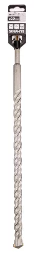 Graphite Betonfúró SDS PLUS, 2 élű, dupla spirálos, 20x400mm