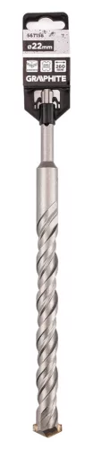 Graphite Betonfúró SDS PLUS, 2 élű, dupla spirálos, 22x260mm
