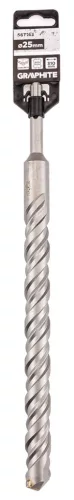Graphite Betonfúró SDS PLUS, 2 élű, dupla spirálos, 25x310mm
