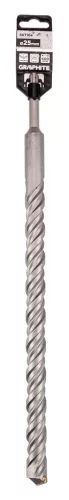 Graphite Betonfúró SDS PLUS, 2 élű, dupla spirálos, 25x400mm