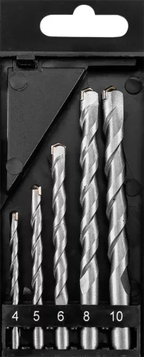 Graphite Betonfúró készlet, hengeres szárú, 5db-os, 4-10mm