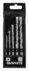Graphite Betonfúró készlet, hengeres szárú, 5db-os, 4-10mm